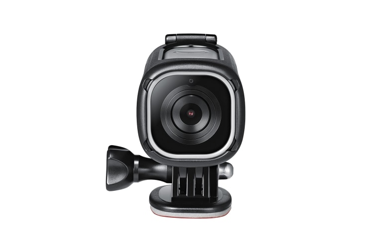 Vista frontale di LG Action CAM LTE Telecamera 4G Video 4K Full HD  LG Action CAM LTE (R200)