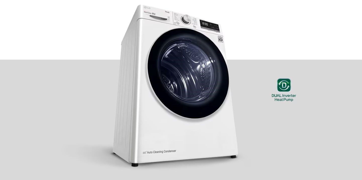 Asciugatrice LG a pompa di calore Dual Inverter
