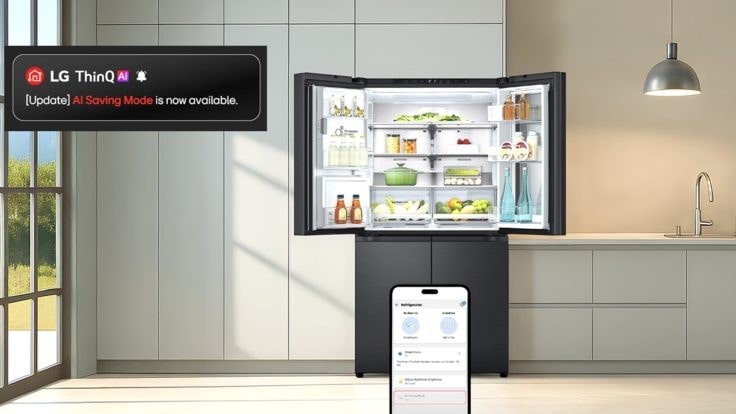 tecnologia ThinQ AI per i frigoriferi LG