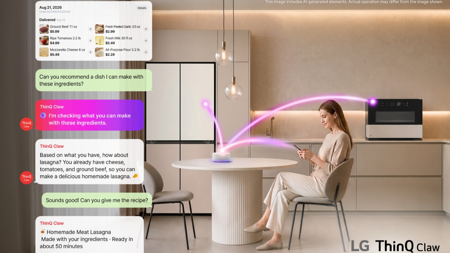 LG thinQ Claw, l'agente AI che aiuta a gestire l'ecosistema LG AI Home
