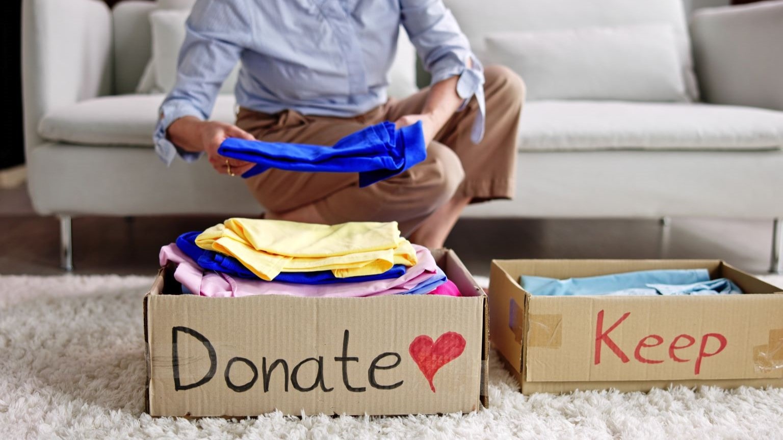 Come fare decluttering dell'armadio