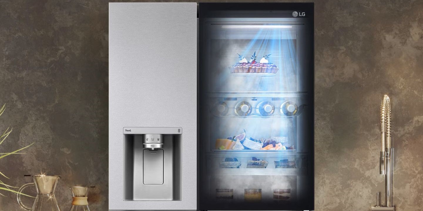 Frigorifero LG con Door Cooling per un raffreddamento ottimizzato