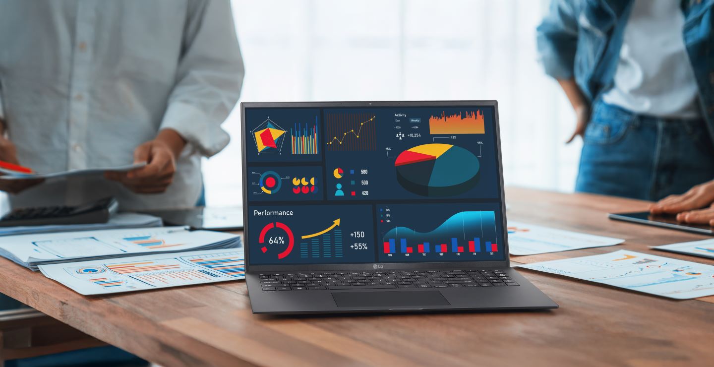 laptop LG gram per lavorare in ufficio