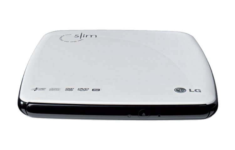 Vista frontale di Slim Portable DVD GP08LU11 GP08LU11