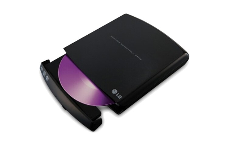Vista frontale di LG Masterizzatore Esterno DVD Mac Compatibile Colore Nero GP10NB20