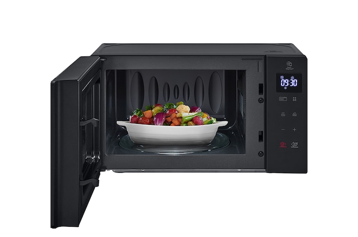 LG Microonde NeoChef 20 litri, potenza 700W | Grill, Scongelamento, Ricette, Timer e orologio, Smart Diagnosis | Nero, MH6032GAS