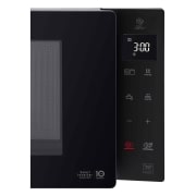 LG Microonde 23 litri, potenza 1000W | Cottura a vapore, Smart Inverter, Nero, MH6336GDB