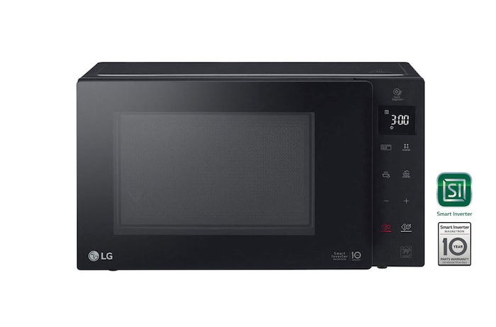 LG Microonde 23 litri, potenza 1000W | Grill, Smart Inverter, Nero, MH6336GIB