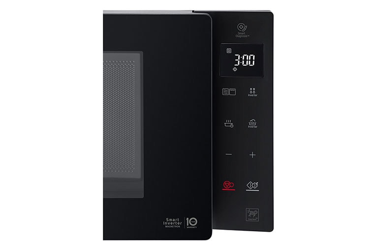 LG Microonde 23 litri, potenza 1000W | Grill, Smart Inverter, Nero, MH6336GIB