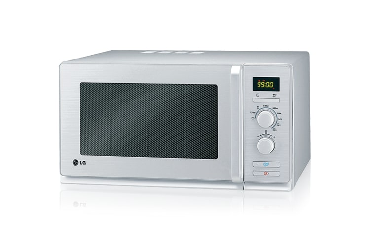 Vista frontale di Microonde semi-elettronici 23 Lt compatti MH6338AS