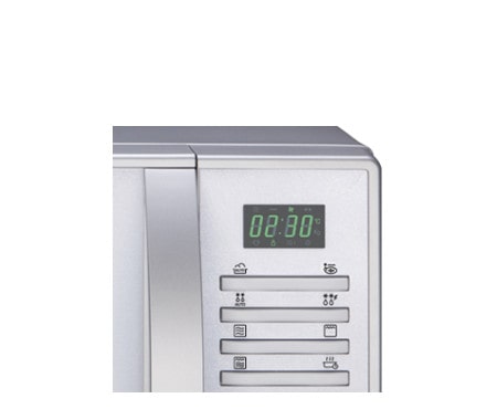 LG Microonde Grill 23 litri i-wave Cottura a vapore Colore White Flower, MH6383BTC