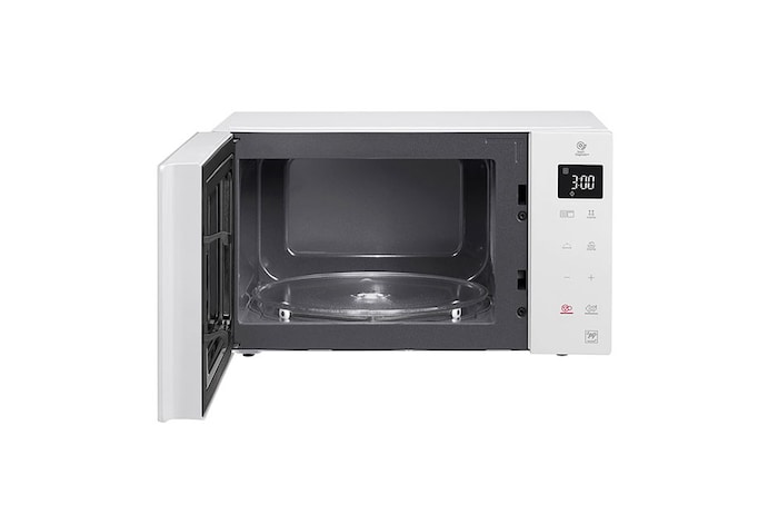 LG Microonde 25 litri, potenza 1000W | Cottura a vapore, Smart Inverter, Bianco, MH6535GDH