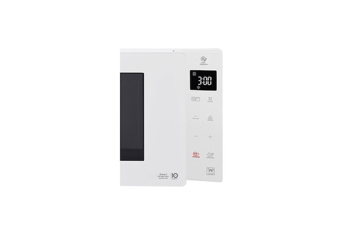 LG Microonde 25 litri, potenza 1000W | Cottura a vapore, Smart Inverter, Bianco, MH6535GDH