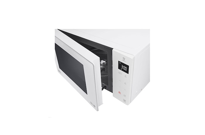 LG Microonde 25 litri, potenza 1000W | Cottura a vapore, Smart Inverter, Bianco, MH6535GDH