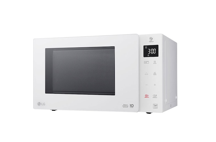 LG Microonde 25 litri, potenza 1000W | Cottura a vapore, Smart Inverter, Bianco, MH6535GDH