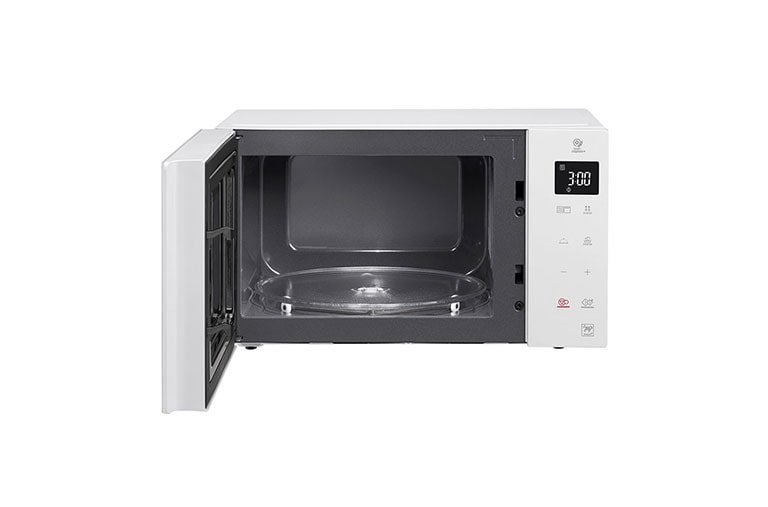 LG Microonde 25 litri, potenza 1000W | Cottura a vapore, Smart Inverter, Bianco, MH6535GDH