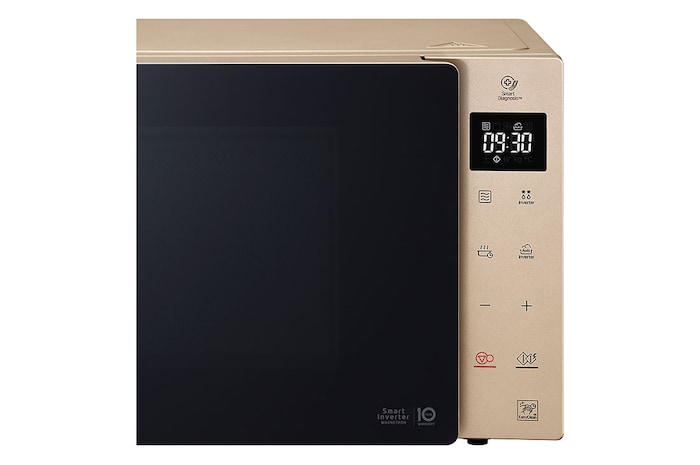 LG Microonde NeoChef 25 litri, potenza 1000W | Grill, Scongelamento, Lievitazione, Ricette, Smart Inverter | Ash Blonde, MH6535GISA