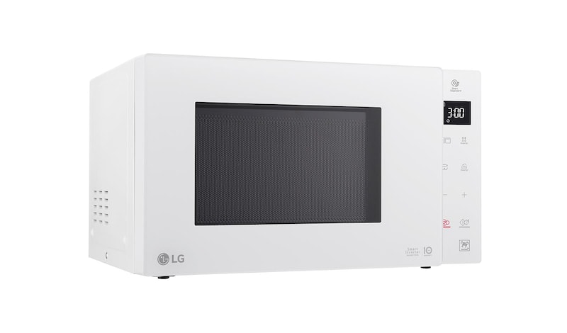 LG Microonde 25 litri, potenza 1000W | Grill e Frittura leggera, Smart Inverter, Bianco, MH6535GPH