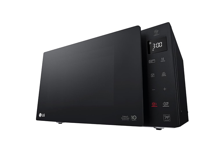 LG Microonde 25 litri, potenza 1000W | Grill e Frittura leggera, Smart Inverter, Nero, MH6535GPS