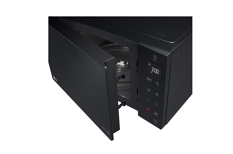 LG Microonde 25 litri, potenza 1000W | Grill e Frittura leggera, Smart Inverter, Nero, MH6535GPS