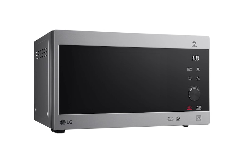 LG microonde Smart Inverter Grill 25 litri Potenza 1150W Colore Inox, MH6565CPS