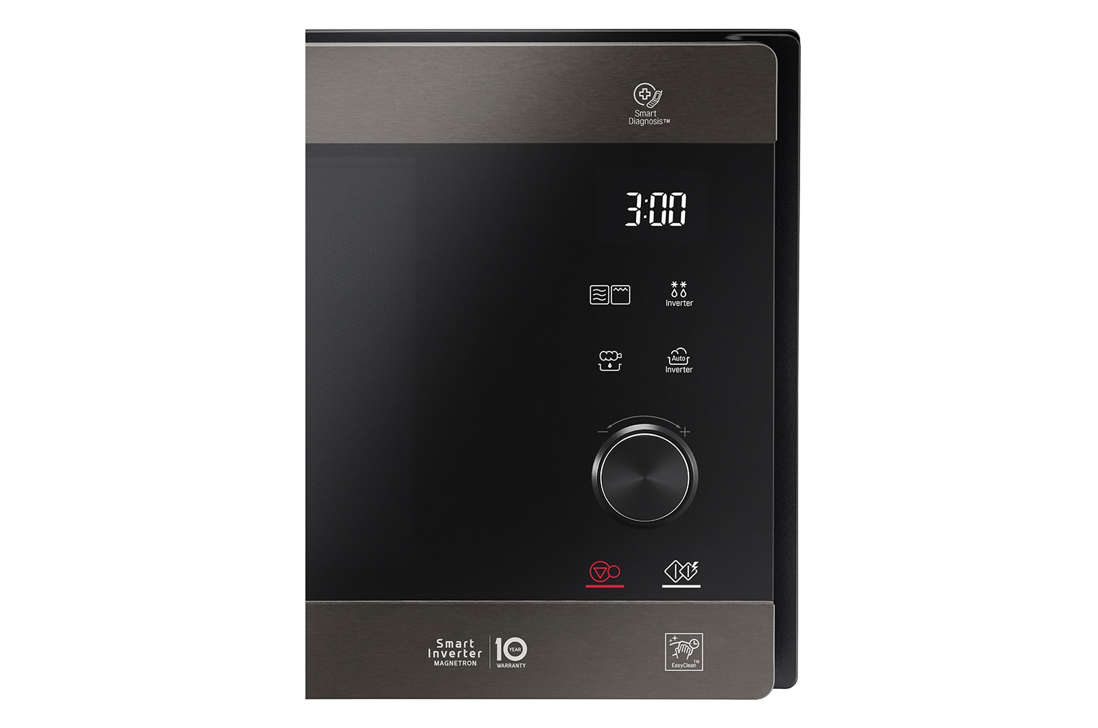 LG microonde Smart Inverter Grill 25 litri Potenza 1150W Colore Grigio Cenere, MH6565CPT