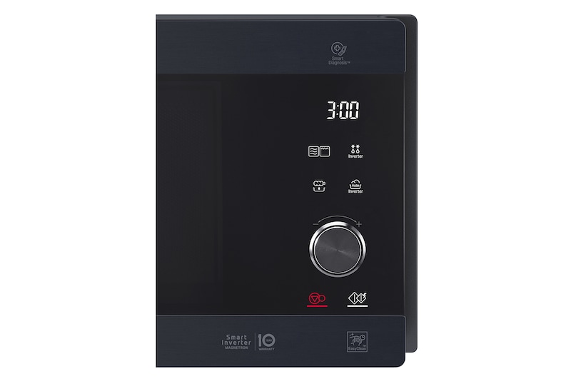 LG Microonde NeoChef 25 litri, potenza 1000W | Frittura leggera, Grill, Lievitazione, Ricette, Smart Inverter | Inox nero, MH6565CPW