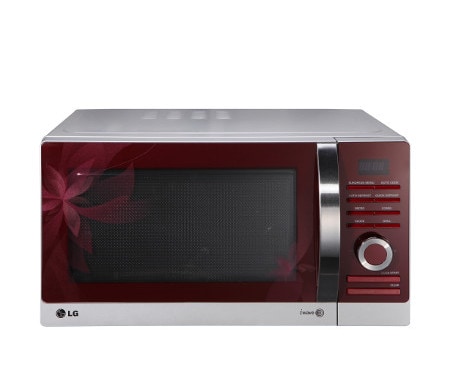 LG Microonde Grill 28 litri i-wave Cottura a vapore Colore Red Flower -  MH6883ATF