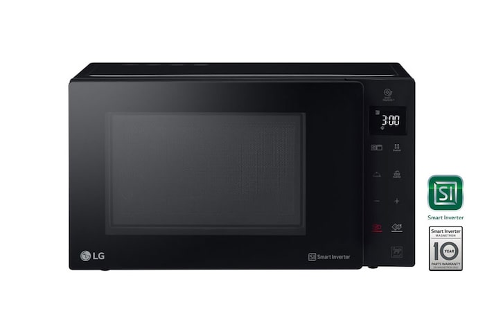 LG Microonde 32 litri, potenza 1200W | Grill e Frittura leggera, Smart Inverter, Nero, MH7235GPS