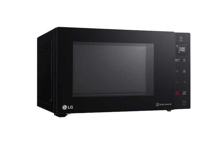 LG Microonde 32 litri, potenza 1200W | Grill e Frittura leggera, Smart Inverter, Nero, MH7235GPS