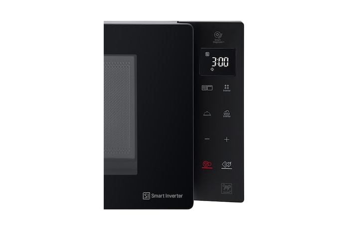 LG Microonde 32 litri, potenza 1200W | Grill e Frittura leggera, Smart Inverter, Nero, MH7235GPS