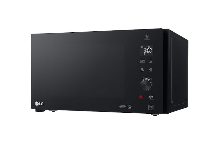 LG Microonde 32 litri, potenza 1200W | Grill e Frittura leggera, Smart Inverter, Nero, MH7265DPS