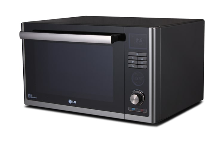 LG Forno a microonde con Tecnologia Lightwave™, ventilato, 32 litri con kit vapore Steam Chef, MJ3281BF