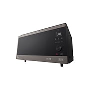 LG microonde Smart Inverter Combinato 39 litri Potenza 1350W Cottura a Vapore Color Inox Black Steel, MJ3965ACT
