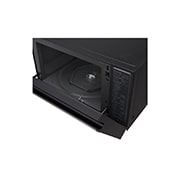 LG microonde Smart Inverter Combinato 39 litri Potenza 1350W Cottura a Vapore Color Inox Black Steel, MJ3965ACT
