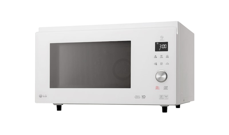 LG microonde Smart Inverter Combinato 39 litri Potenza 1350W Colore Bianco, MJ3965BPH