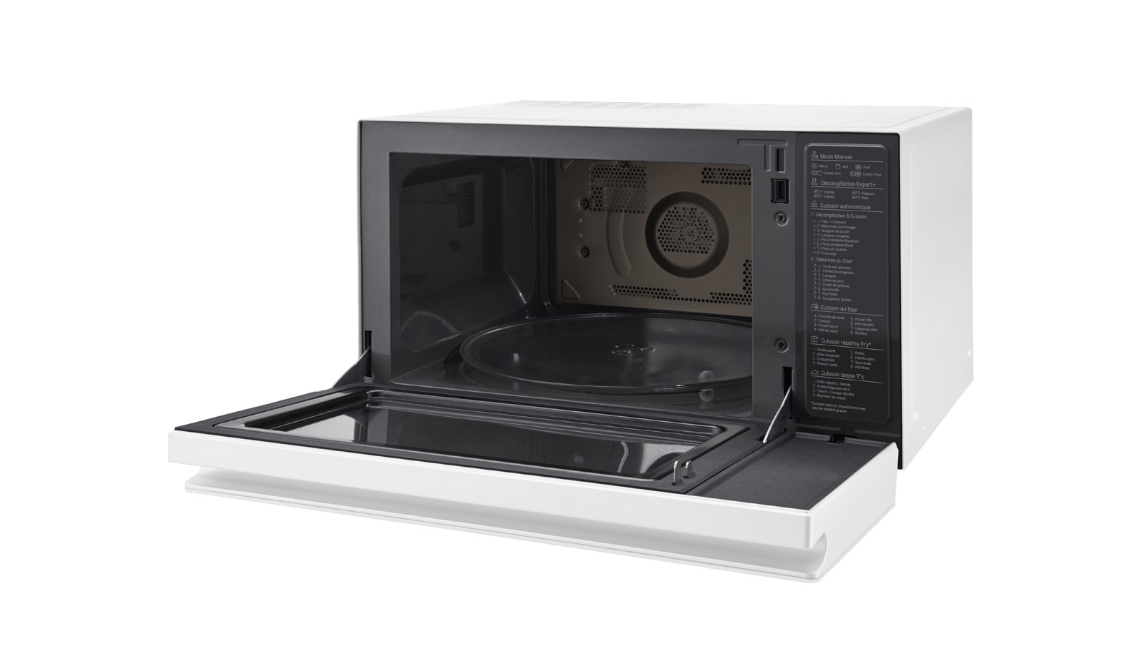 LG microonde Smart Inverter Combinato 39 litri Potenza 1350W Colore Bianco, MJ3965BPH