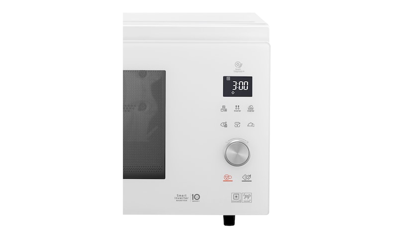 LG microonde Smart Inverter Combinato 39 litri Potenza 1350W Colore Bianco, MJ3965BPH