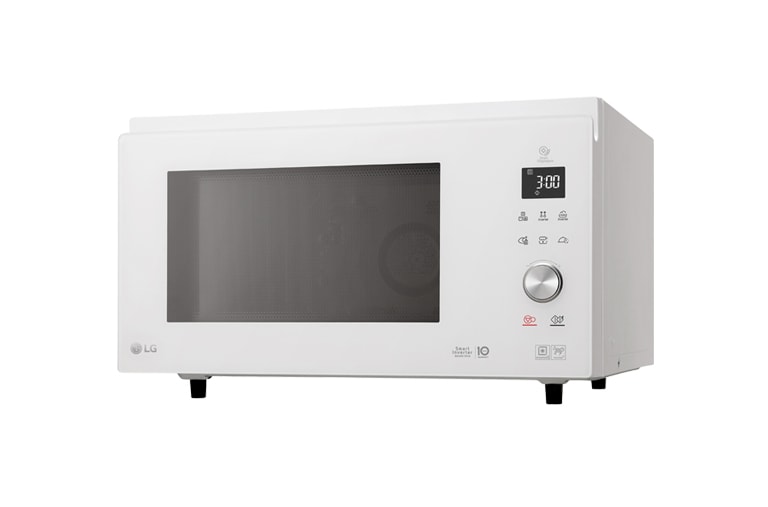 LG microonde Smart Inverter Combinato 39 litri Potenza 1350W Colore Bianco, MJ3965BPH