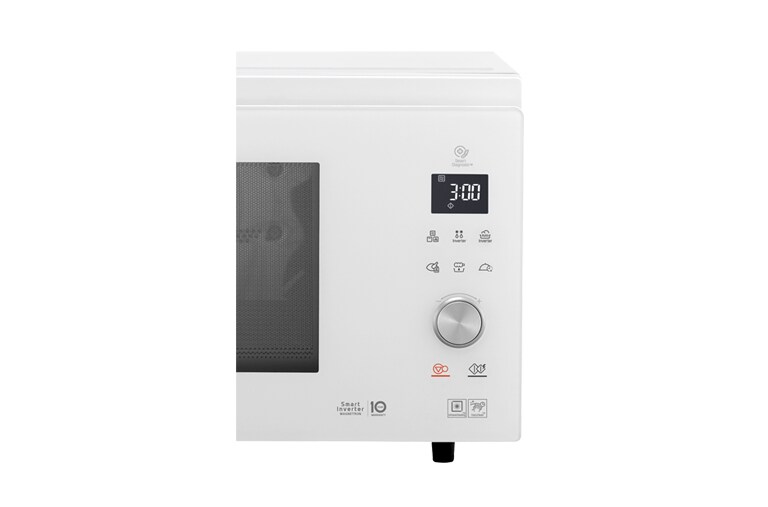 LG microonde Smart Inverter Combinato 39 litri Potenza 1350W Colore Bianco, MJ3965BPH
