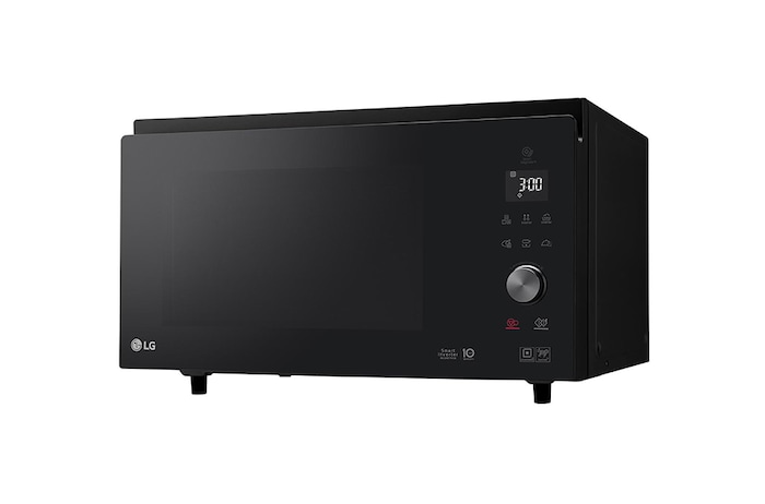 LG Microonde combinato 39 litri, potenza 1100W | Frittura leggera, Smart Inverter, Nero, MJ3965BPS