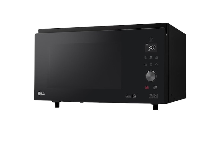 LG Microonde combinato 39 litri, potenza 1100W | Frittura leggera, Smart Inverter, Nero, MJ3965BPS