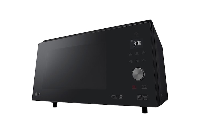 LG Microonde combinato 39 litri, potenza 1100W | Frittura leggera, Smart Inverter, Nero, MJ3965BPS