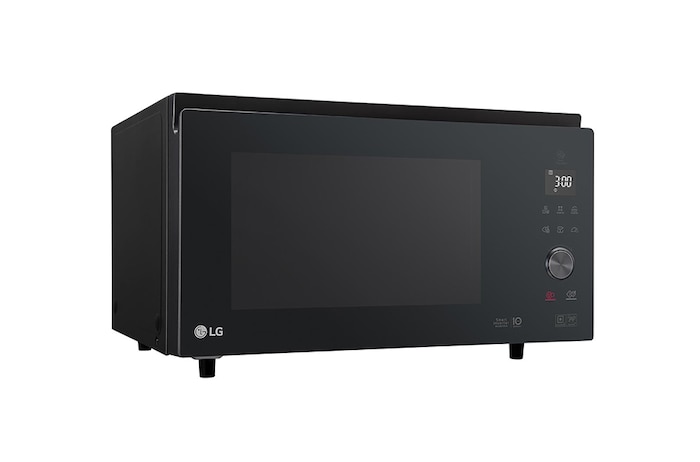 LG Microonde combinato 39 litri, potenza 1100W | Frittura leggera, Smart Inverter, Nero, MJ3965BPS