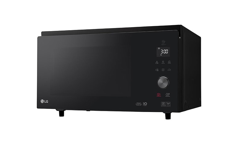 LG Microonde combinato 39 litri, potenza 1100W | Frittura leggera, Smart Inverter, Nero, MJ3965BPS
