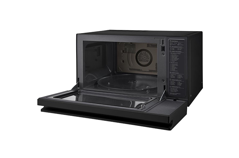 LG Microonde combinato 39 litri, potenza 1100W | Frittura leggera, Smart Inverter, Nero, MJ3965BPS