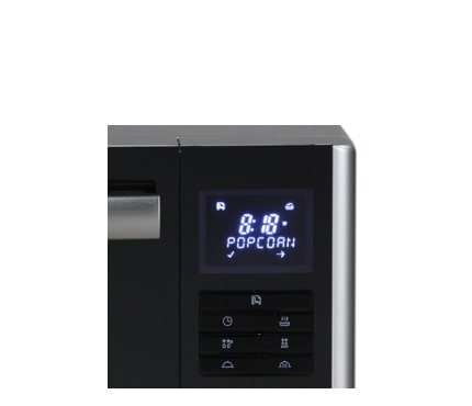 LG Microonde Grill 23 litri Lightwave Cottura a vapore Colore Argento, ML2381FPS
