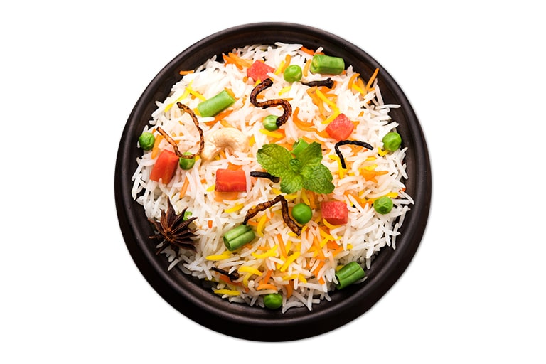 Biryani vegetariano