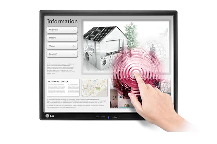 LG Business | Monitor Touch 17" | HD, Single-Touch, 17MB15TP-B