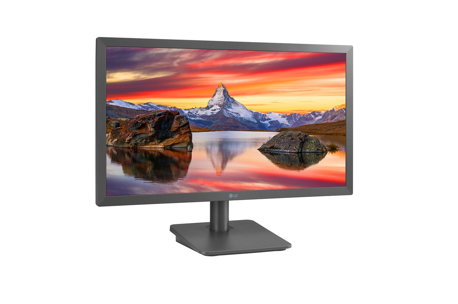 LG Full HD | Monitor 22" Serie MP410 | Full HD, FreeSync 75Hz, Grigio Antracite, 22MP410-C